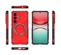 ORGCIUFB Custodia per Telefono Compatible with Samsung Galaxy S26 5G Full Body Rugged Shockproof Hard Thin Solid Support Wireless Charging Case Cover Posteriore per Telefono(K?RM?z?)