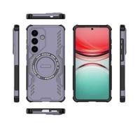 ORGCIUFB Custodia per Telefono Compatible with Samsung Galaxy S26 5G Full Body Rugged Shockproof Hard Thin Solid Support Wireless Charging Case Cover Posteriore per Telefono(Mor)