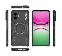 ORGCIUFB Custodia per Telefono Compatible with Samsung Galaxy S26 Plus Full Body Rugged Shockproof Hard Thin Solid Support Wireless Charging Case Cover Posteriore per Telefono(Siyah)