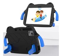 ORGCIUFB Custodia protettiva leggera in EVA per Samsung Galaxy Tab A9 Plus 2023 SM-X210/SM-216B/SM-X218 Galaxy Tab A9+ 11" antiurto per bambini, guscio per tablet carino e sicuro (nero + blu)