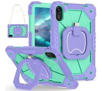 ORGCIUFB Custodia Protettiva per Tablet Case for Xiaomi Redmi Pad 2 11 inch 2025 Rugged Shockproof Cover,Protective Case W 360 Swivel Kickstand+Hand Strap+Shoulder Strap Protezione Resistente(Mor)