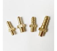 ORGEFY 5pcs M4 M5 M6 M8 Filettatura metrica Maschio a 3mm 4mm 5mm 6mm portagomma Mini Ottone Raccordo connettore adattatore-M4x0.7 a 3mm