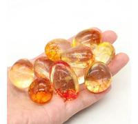 ORGEFY Cristallo Sfuso, Minerale di Quarzo, Esemplare di Ghiaia, Pietra preziosa, Minerale da Giardino, Acquario, Decorazione per la casa - Cristallo Rosso crepato - 500 g