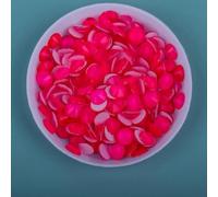 ORGEFY Decorazioni per Nail Art in Pietra Fluorescente con Strass in Vetro nottilucenti al Neon, Non termoadesivi, con Retro Piatto - Rosa - ss8-1440 Pezzi