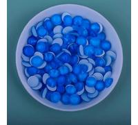 ORGEFY Decorazioni per Nail Art in Pietra Fluorescente con Strass nottilucenti al Neon, Non termoadesivi, con Retro Piatto - Blu - ss6-1440 Pezzi