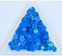 ORGEFY Decorazioni per Nail Art in Pietra Fluorescente con Strass nottilucenti al Neon, Non termoadesivi, con Retro Piatto, Zaffiro, ss20, 1440 Pezzi