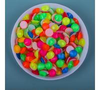 ORGEFY Decorazioni per Nail Art in Pietra Fluorescente, Strass nottilucenti al Neon, con Retro Piatto, Non termoadesivi, Colori Misti, ss12, 1440 Pezzi