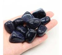 ORGEFY Ghiaia di Quarzo, Minerale di Cristallo Sfuso, Esemplare di Minerale, Pietra preziosa, Giardino, Acquario, Decorazione per la casa - Sabbia di Pietra d'oro Blu - 500 g