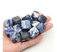ORGEFY Ghiaia di Quarzo, Minerale di Cristallo Sfuso, Pietra preziosa, Minerale da Giardino, Acquario, Decorazione per la casa - Sodalite Blu - 500 g