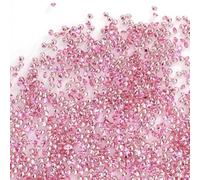 ORGEFY Moissanite Rosa Giallo Rosso Blu VVS1 Rotonda Taglia Diamante Sciolto Test superato Design Pietra preziosa creazione di Gioielli Carini-Rosa-2,3 mm 1 ct Circa 21 Pezzi