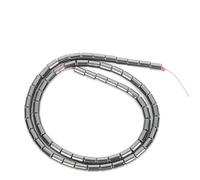 ORGEFY Perline di Pietra cilindriche Rotonde sciolte, distanziatrici per Gioielli Fai da Te, Accessori per bracciali e collane, 1-14 mm, Cilindro 2x2 mm
