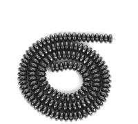 ORGEFY Perline di Pietra cilindriche Rotonde sciolte, distanziatrici per Gioielli Fai da Te, per Realizzare bracciali e collane, 1-14 mm, Piatte 6x2 mm