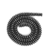 ORGEFY Perline di Pietra cilindriche Rotonde sciolte, distanziatrici per Gioielli Fai da Te, per Realizzare bracciali e collane, 1-14 mm, Piatte 5x2 mm