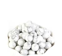 ORGEFY Perline di Pietra da 4-12 mm, Quarzo Lava, Agate, Perline Rotonde sciolte per la creazione di Gioielli, Accessori per Braccialetti Fai da Te, Turchese Bianco, 6 mm, 58-60 Pezzi