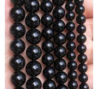 ORGEFY Perline di Pietra Lava Agate ametiste Perline Rotonde per Gioielli Artigianali Fai da Te Accessori per bracciali-Agata nera-6mm 58 a 61 Pezzi