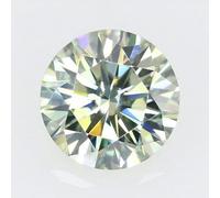 ORGEFY Pietre di moissanite sciolte Colorate, moissanite Verde e Nera, Diamanti Rotondi Brillanti, Creati in Laboratorio, Gioielli Raffinati - L - moissanite Verde - 3 mm - 0,3 ct - 10 Pezzi