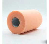 ORGEFY Rotoli di Tulle, 100 Iarde, Rotolo di Organza, Tessuto Decorativo, Rotolo di Tulle Bianco, Decorazione per Feste ed Eventi, Fidanzamento - 11 Arancione Chiaro