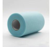 ORGEFY Rotoli di Tulle da 100 Iarde, Rotolo di Organza, Tessuto Decorativo, Rotolo di Tulle Bianco, Decorazione per Feste ed Eventi, Fidanzamento - 41 Water Blue