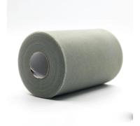 ORGEFY Rotoli di Tulle da 100 Iarde, Rotolo di Organza, Tessuto Decorativo, Rotolo di Tulle Bianco, Decorazione per Feste ed Eventi, Fidanzamento - 32 Grigio