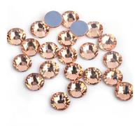 ORGEFY SS3-SS30 Pietre Strass termoadesive/Strass di termoadesivi per Cucito e Tessuti, Colore Pesca Chiaro, ss16, 1440 Pezzi