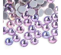 ORGEFY SS3-SS30 Pietre Strass termoadesive Vulcano Verde/Strass di termoadesivi per Cucito e Tessuti - Lavanda Viola - ss30 288 Pezzi