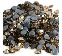 ORGEFY ss3, ss4, ss8, ss12, ss34 Hotfix Strass Glitter Strass Flatback di Vetro Pietre Hotfix Strass da Stirare per Abbigliamento-Lt.C.Topaz-ss34-288 Pezzi