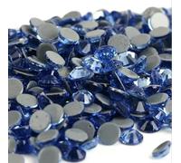 ORGEFY ss3, ss4, ss8, ss12, ss34 Hotfix Strass Glitter Strass Flatback di Vetro Pietre Hotfix Strass stirabili per Abbigliamento - Zaffiro Chiaro - ss34-288 Pezzi
