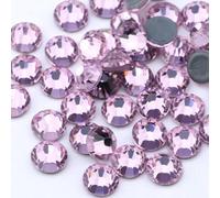 ORGEFY SS6-SS30 Strass di Glitterato con Retro Piatto, per Nail Art, Cucito e Decorazioni in Tessuto - Rosa Chiaro - SS30-288 Pezzi