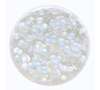 ORGEFY Strass in Vetro opalino con Retro Piatto - SS6-SS20, da incollare, Adatti per Feste, Abiti, Costumi da Ballo, Borse per Scarpe, custodie per telefoni - opalino - SS16-1440 Pezzi