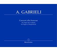Orgel- und Klavierwerke. Band 5. Canzoni alla Francese - Organ & Keyboard Works. Vol. 5: Canzoni alla Francese - 8 Canzonen, Madrigal und Capriccio `Con lei foss 'io`