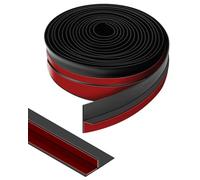 Orghtin Striscia di tenuta in Silicone a Forma di T, Sigillante per porte, Striscia di Isolamento per Porte, 6,1 Metri di Fermaporte per il lato Della Porta