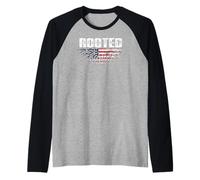 Orgoglio Americano | Radicato Maglia con Maniche Raglan