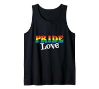 Orgoglio Amore Arcobaleno Cuore Orgoglio LGBTQ Orgoglioso alleato Queer LGBT Canotta