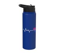 Orgoglio Bisessuale Stile Sottile o Colorato Stainless Steel Insulated Water Bottle
