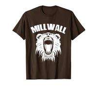 Orgoglio dei Leoni del Millwall Maglietta, Uomo, Marrone, L