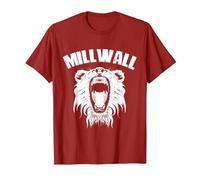 Orgoglio dei Leoni del Millwall Maglietta, Uomo, Mirtillo Rosso, L