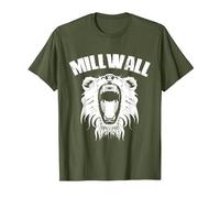 Orgoglio dei Leoni del Millwall Maglietta, Uomo, Oliva, L