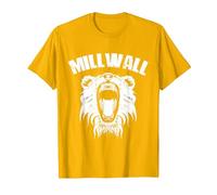 Orgoglio dei Leoni del Millwall Maglietta, Uomo, Oro Brillante, L