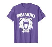Orgoglio dei Leoni del Millwall Maglietta, Uomo, Viola mélange, L