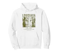 Orgoglio della Louisiana: Bellezza e Cultura del Sud Felpa con Cappuccio