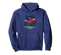 Orgoglio Dominicano: Celebrazione Patriottica del Paradiso dell'Isola Felpa con Cappuccio, Unisex per Adulti, Navy, L