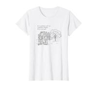 Orgoglio e pregiudizi e Gatti (Jane Austen) Maglietta, Donna, Bianco, M