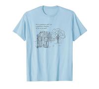 Orgoglio e pregiudizi e Gatti (Jane Austen) Maglietta, Uomo, Celeste, M