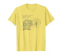 Orgoglio e pregiudizi e Gatti (Jane Austen) Maglietta, Uomo, Limone, XL