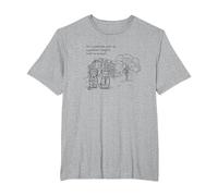 Orgoglio e pregiudizi e Gatti (Jane Austen) Maglietta, Uomo Taglie Grandi, Grigio Melange, 5X Tall