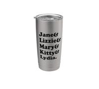 Orgoglio e pregiudizio Jane Austen - Bennet Sisters Bicchiere termico in acciaio inox doppia parete