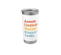 Orgoglio e pregiudizio Jane Austen - Bennet Sisters Bicchiere termico in acciaio inox doppia parete