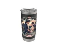 Orgoglio e pregiudizio "She is Tolerable" Jane Austen Lines Bicchiere termico in acciaio inox doppia parete