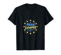 Orgoglio Europeo Stella Bandiera Maglietta