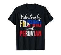 Orgoglio favolosamente filippino e Peruviano Maglietta